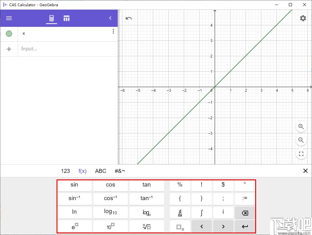 GeoGebra CAS计算器下载,计算器,函数计算,数学计算