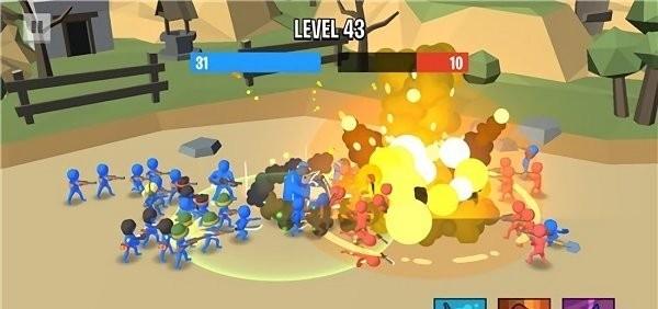 火柴人作战小队最新版(stick army)下载,火柴人作战小队,战争游戏,对战游戏